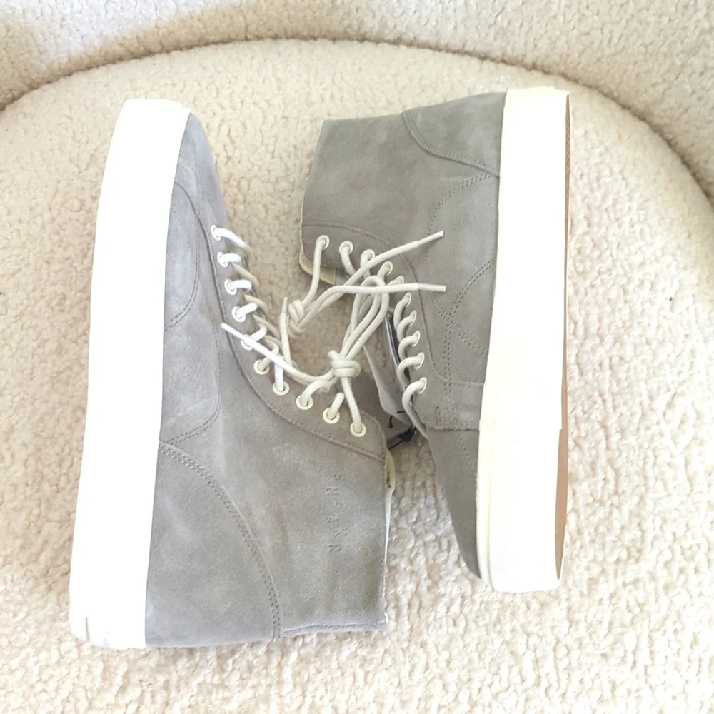 Bershka Gray High-Top Sneakers - Picture 5 of 12